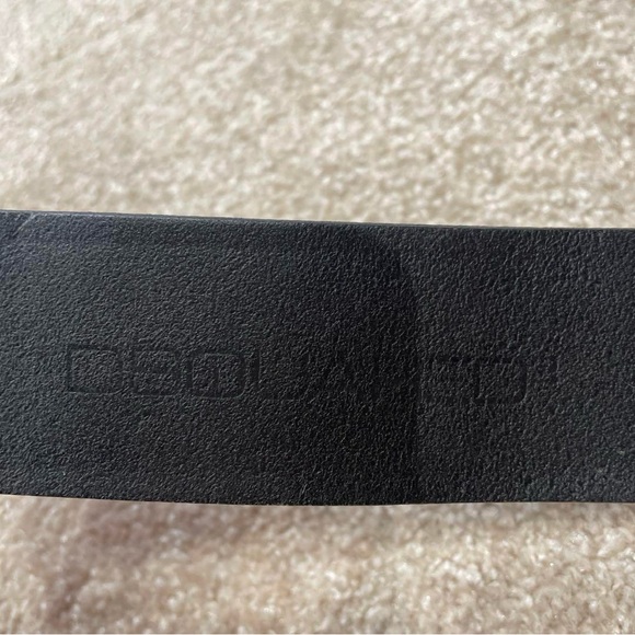 DSQUARED2 Black Leather Belt with Logo Buckle main image 6